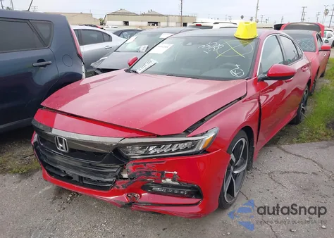 2018 Honda Accord Sport from USA, damaged, VIN 1HGCV1F33JA067744